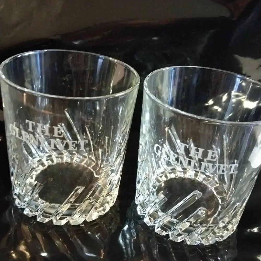 2 The Glenlivet Whiskey Rocks Glasses